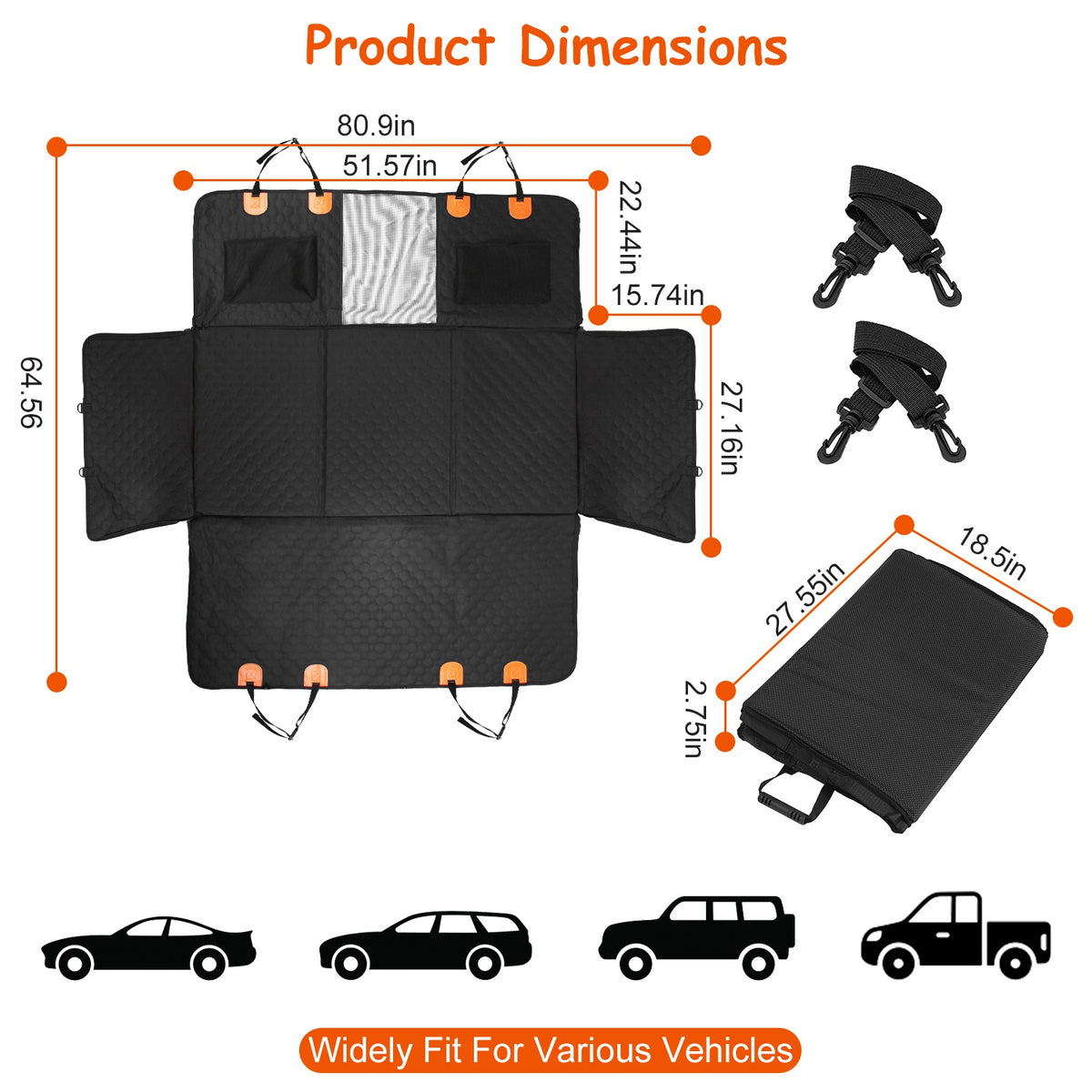 Seat Saver™ Waterproof Back Seat Cover – photo 10