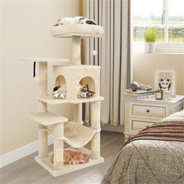 Treehouse™ 44" Cat Tree with Condo & Hammock – photo 2