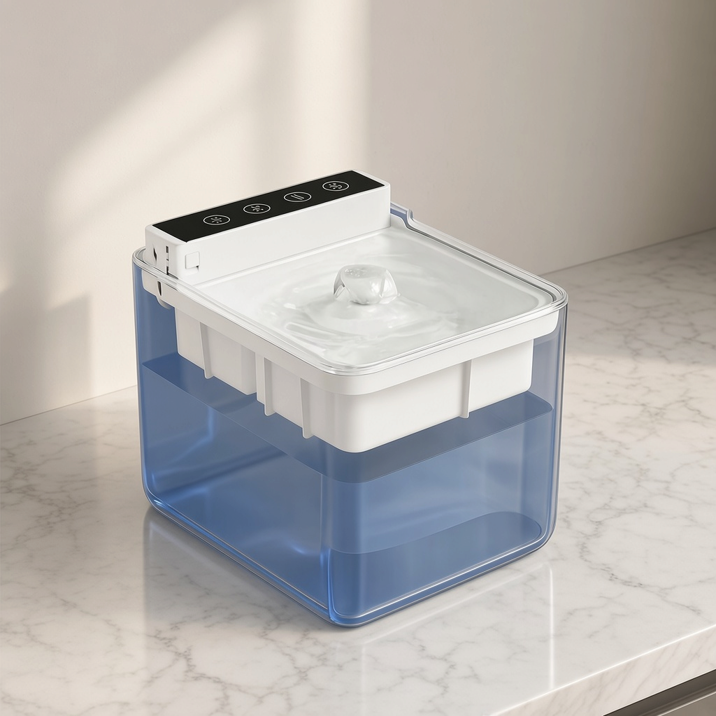 Sip Sip Hooray™ Smart Automatic Pet Water Fountain – in a bright kitchen