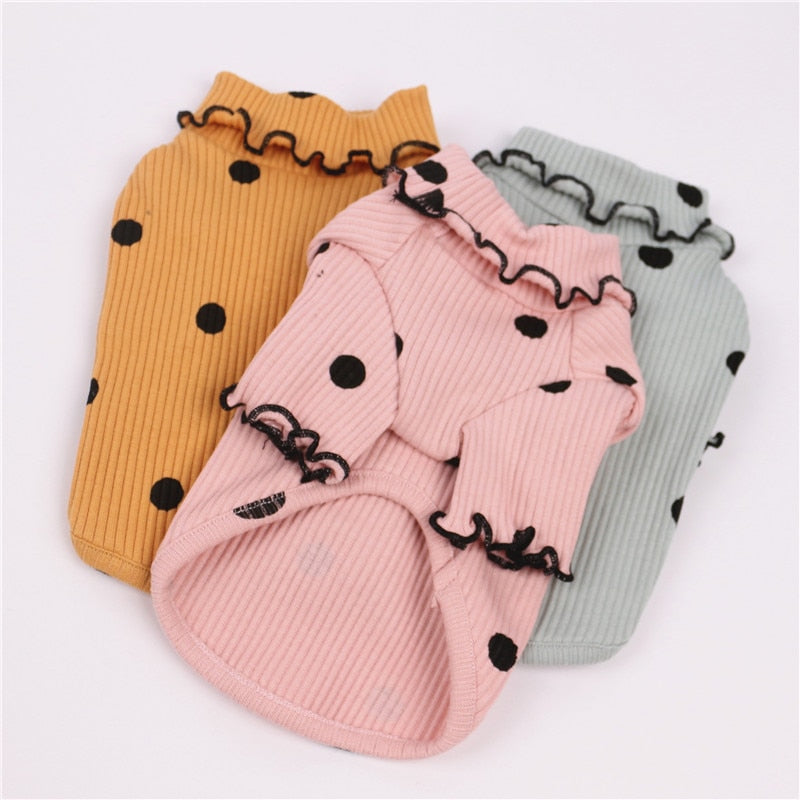 Polka Pup™ Polka Dot Turtleneck Dog Shirt – photo 8