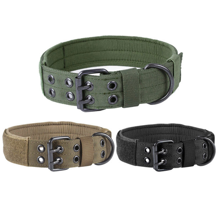 Patch Pup™ Padded Nylon Collar with Patch Panel – photo 1