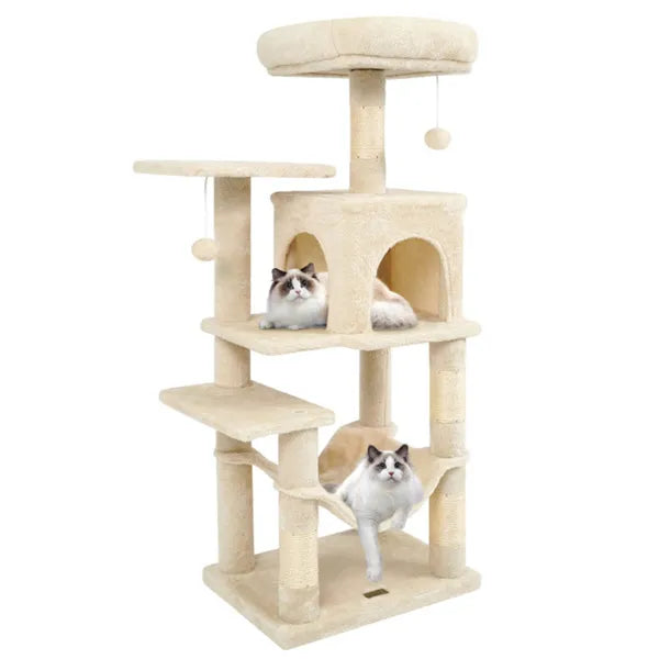Treehouse™ 44" Cat Tree with Condo & Hammock – main photo