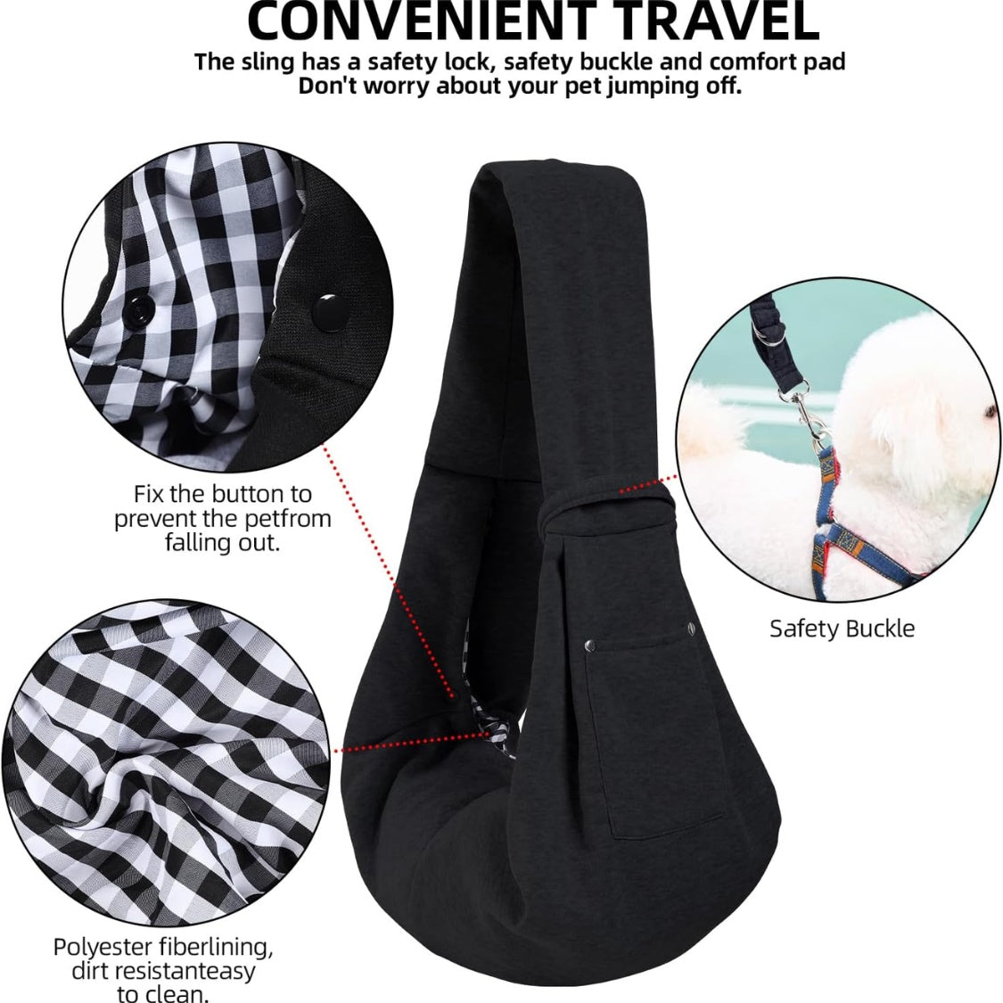 Cuddle Carry™ Reversible Pet Carrier Sling – photo 6