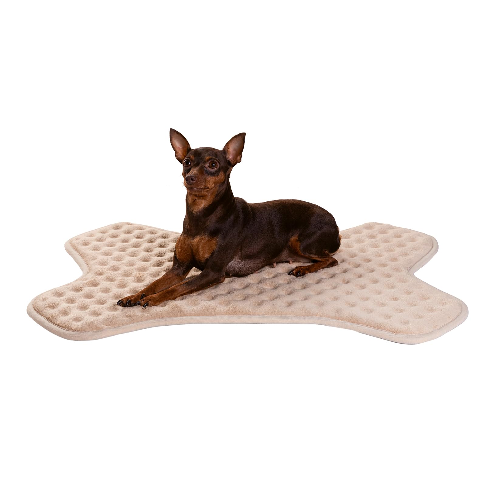Aero-Nap™ | Bone-Shape Dog Crate Pad & Bed