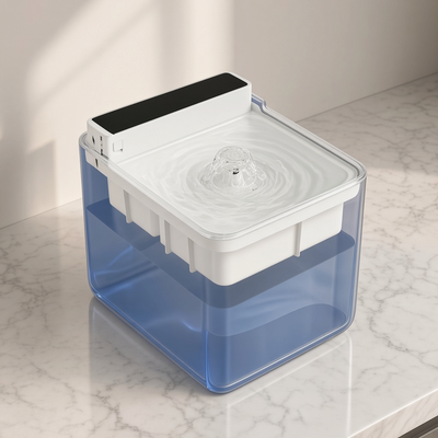 Sip Sip Hooray™ Smart Automatic Pet Water Fountain – on a kitchen counter
