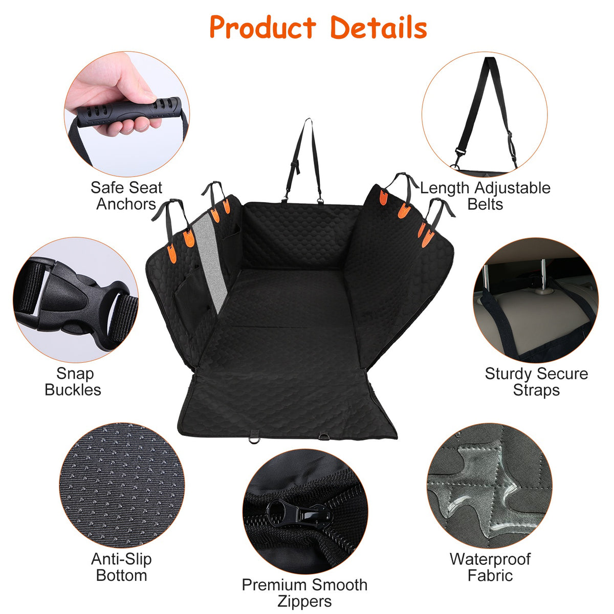 Seat Saver™ Waterproof Back Seat Cover – photo 9