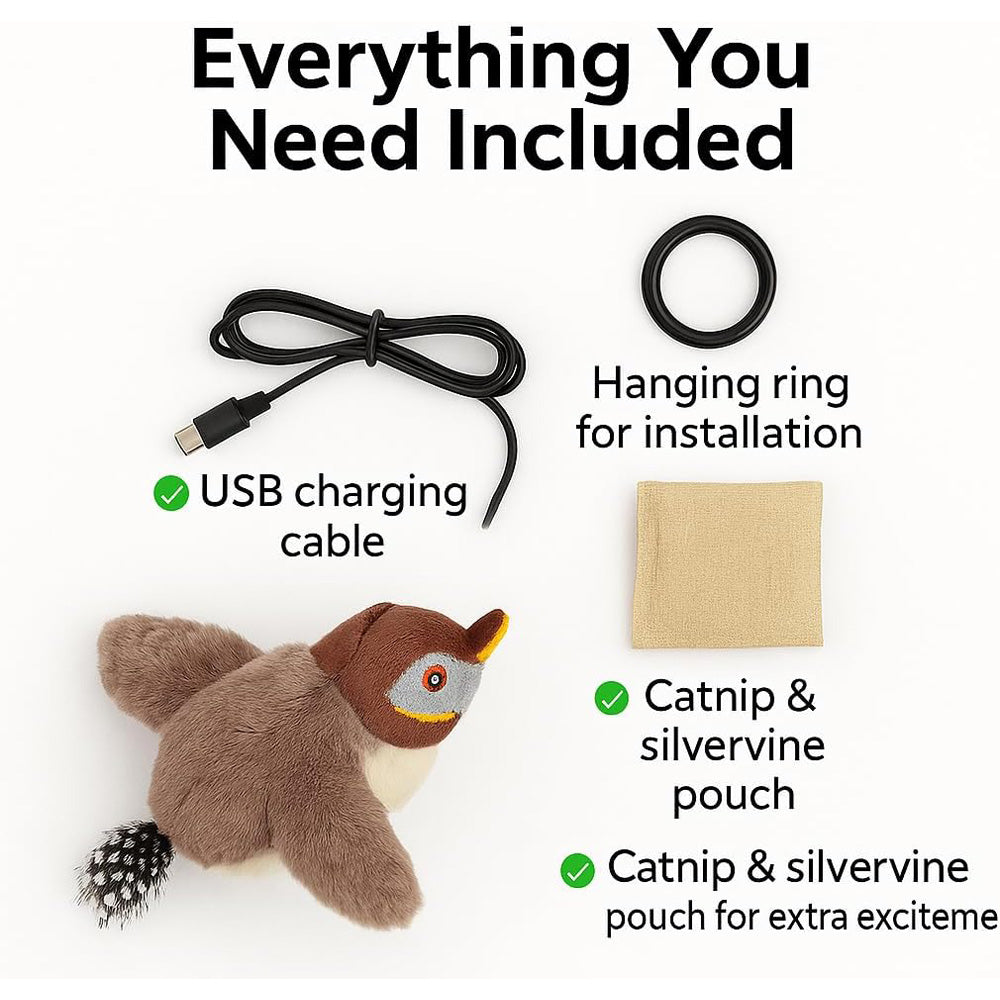 Early Bird™ Chirping Bird Cat Toy – photo 3