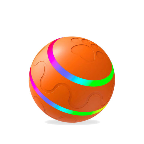 Round & Round™ Smart Self-Rotating Cat Ball – Amber