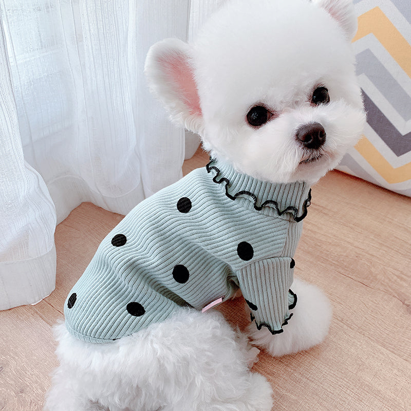 Polka Pup™ Polka Dot Turtleneck Dog Shirt – photo 9