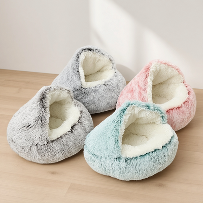 Cloud Nine™ Cozy Semi-Enclosed Pet Bed – 4 colors