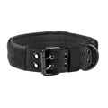 Patch Pup™ Padded Nylon Collar with Patch Panel – Obsidian
