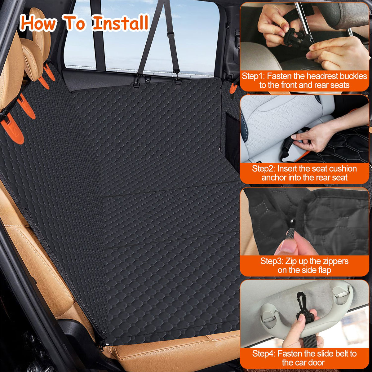 Seat Saver™ Waterproof Back Seat Cover – photo 6