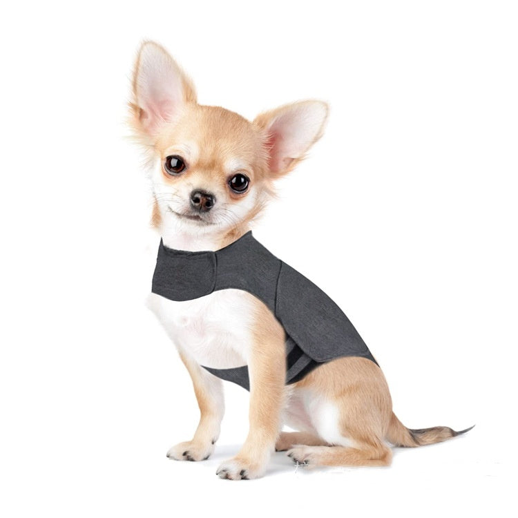 Sweater Weather™ Cozy Knit Dog Vest – Ash