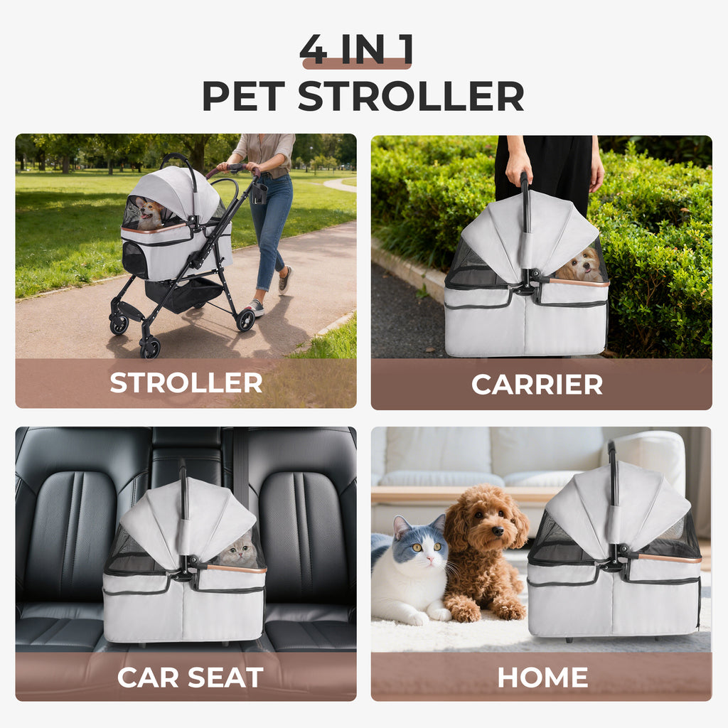 Fold & Go™ 4-Wheel Foldable Stroller & Travel Bag – photo 4
