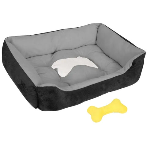 Couch Potato™ Fleece Pet Sofa Bed – Ivory