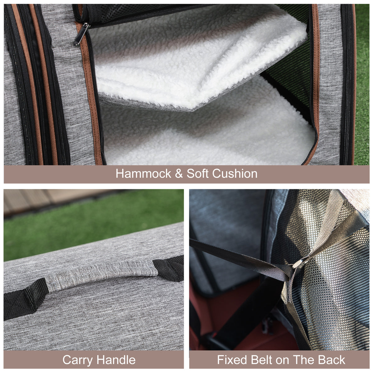 Two to Go™ 39" Double Soft-Sided Pet Carrier – photo 8
