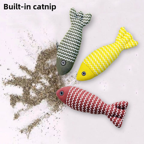 Minty Fish™ Catnip Mint Fish Toy for Cats – Mosaic