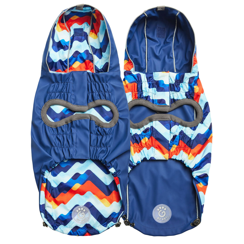 Splash Zone™ GF Pet Reversible Dog Raincoat – Navy