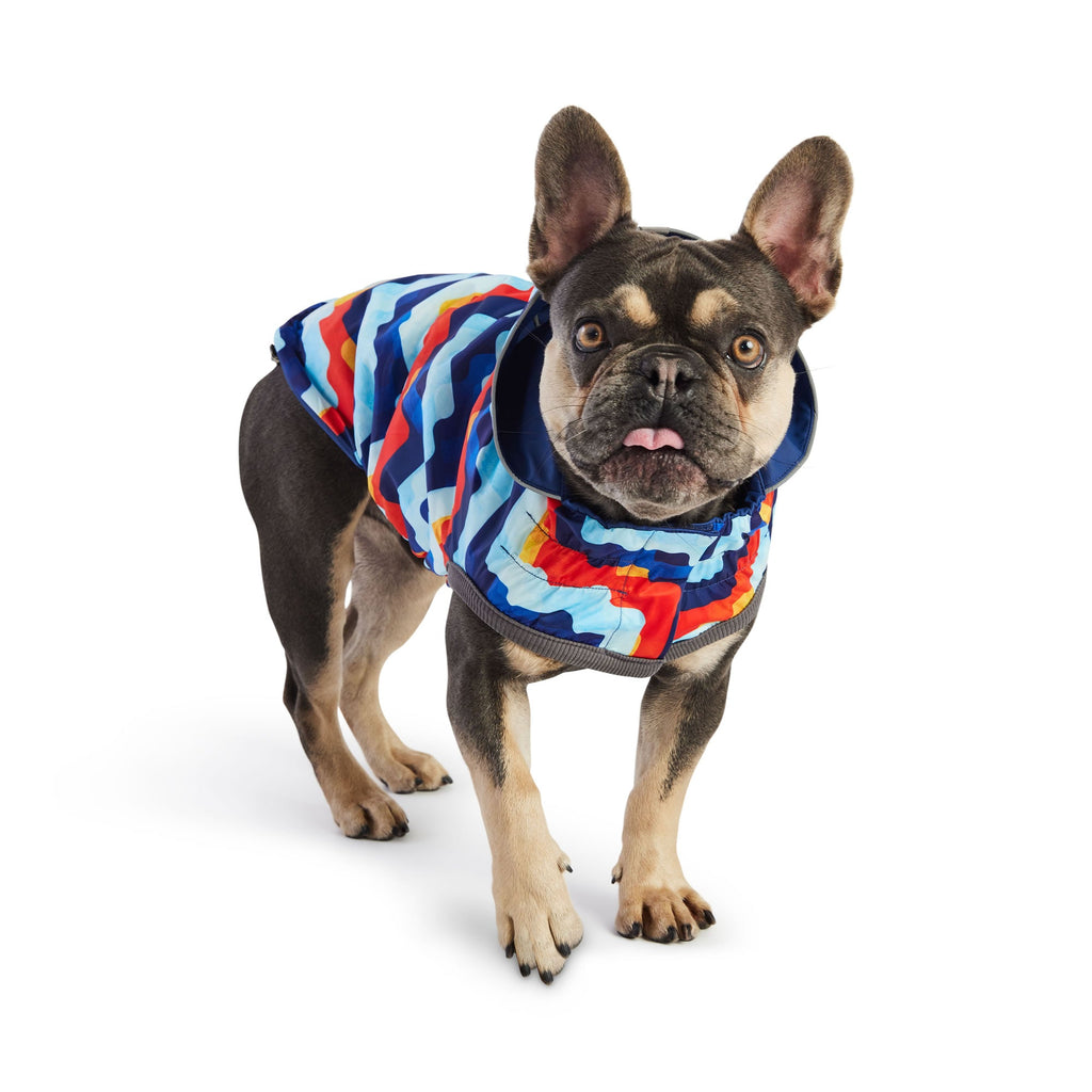 Splash Zone™ GF Pet Reversible Dog Raincoat – Navy