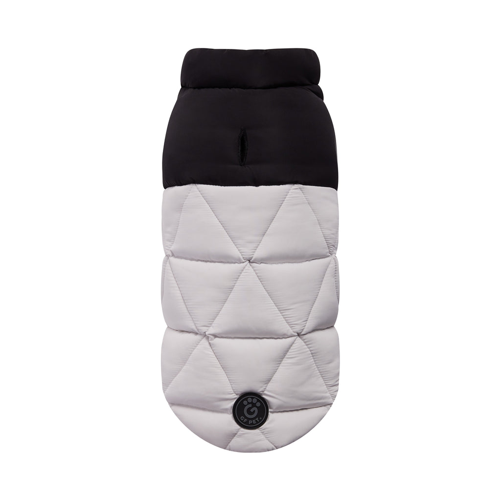 Puffy Pup™ GF Pet Diamond Quilted Dog Puffer – Ash
