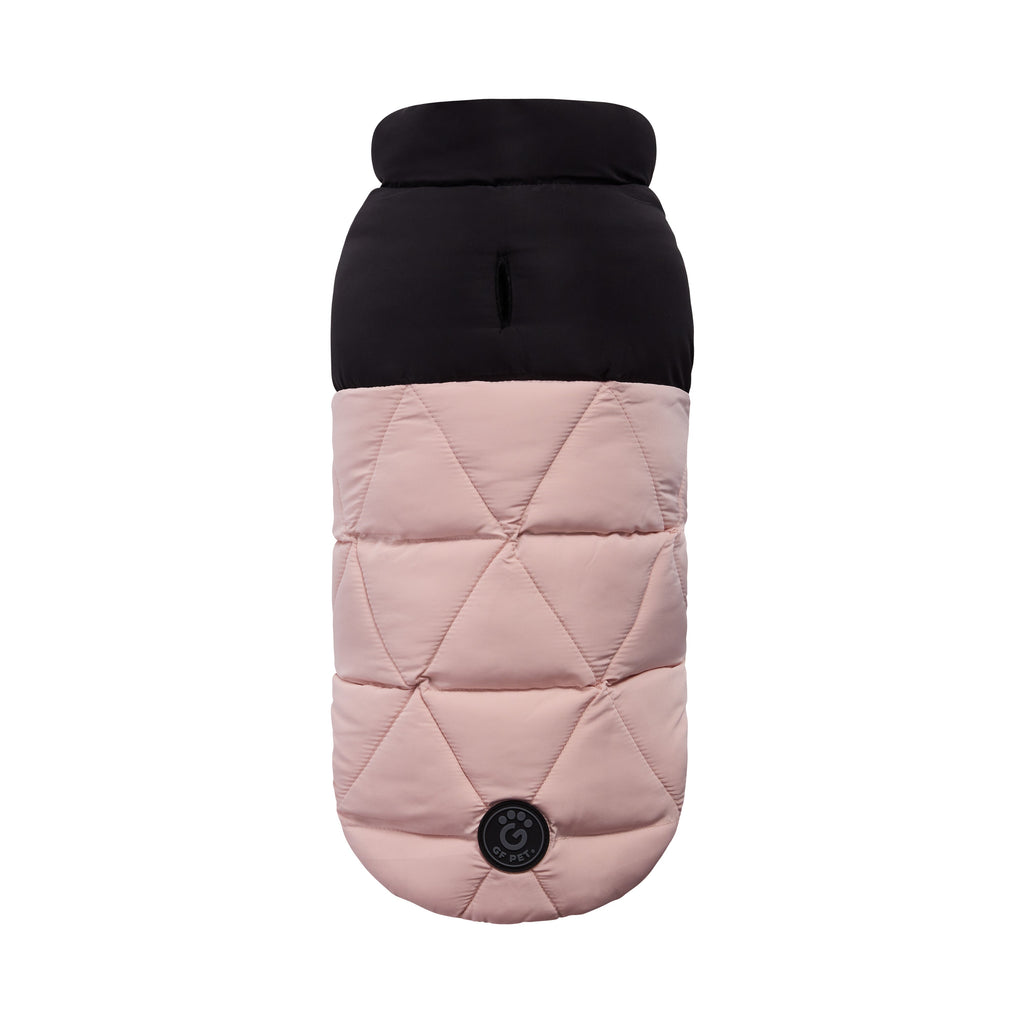 Puffy Pup™ GF Pet Diamond Quilted Dog Puffer – Blush