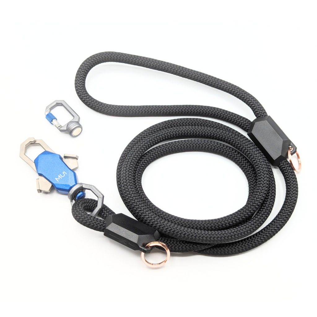 Click & Walk leash Obsidian detail