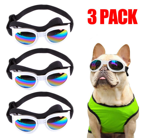 Cool Shades™ UV & Windproof Pet Sunglasses 3-Pack – Mosaic