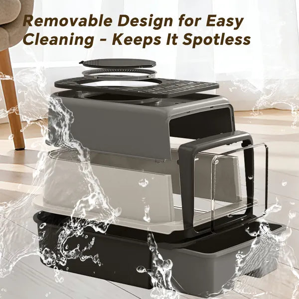 Pull & Clean™ Enclosed Litter Box with Pull-Out Drawer – photo 2