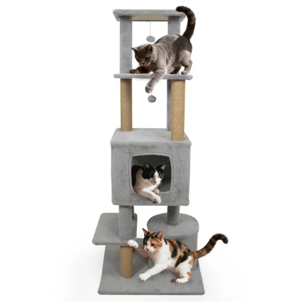 Skyscraper™ 64" Cat Tower with Plush Perches – photo 4