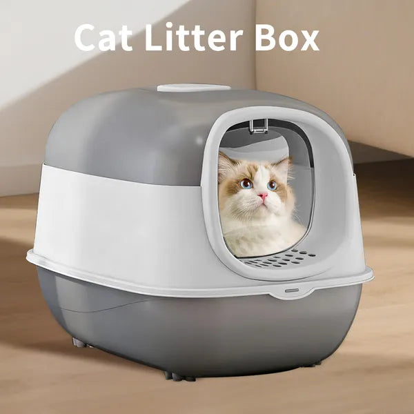 Kitty Corner™ Covered Cat Litter Box – main photo
