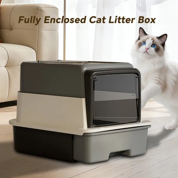 Pull & Clean™ Enclosed Litter Box with Pull-Out Drawer – photo 4
