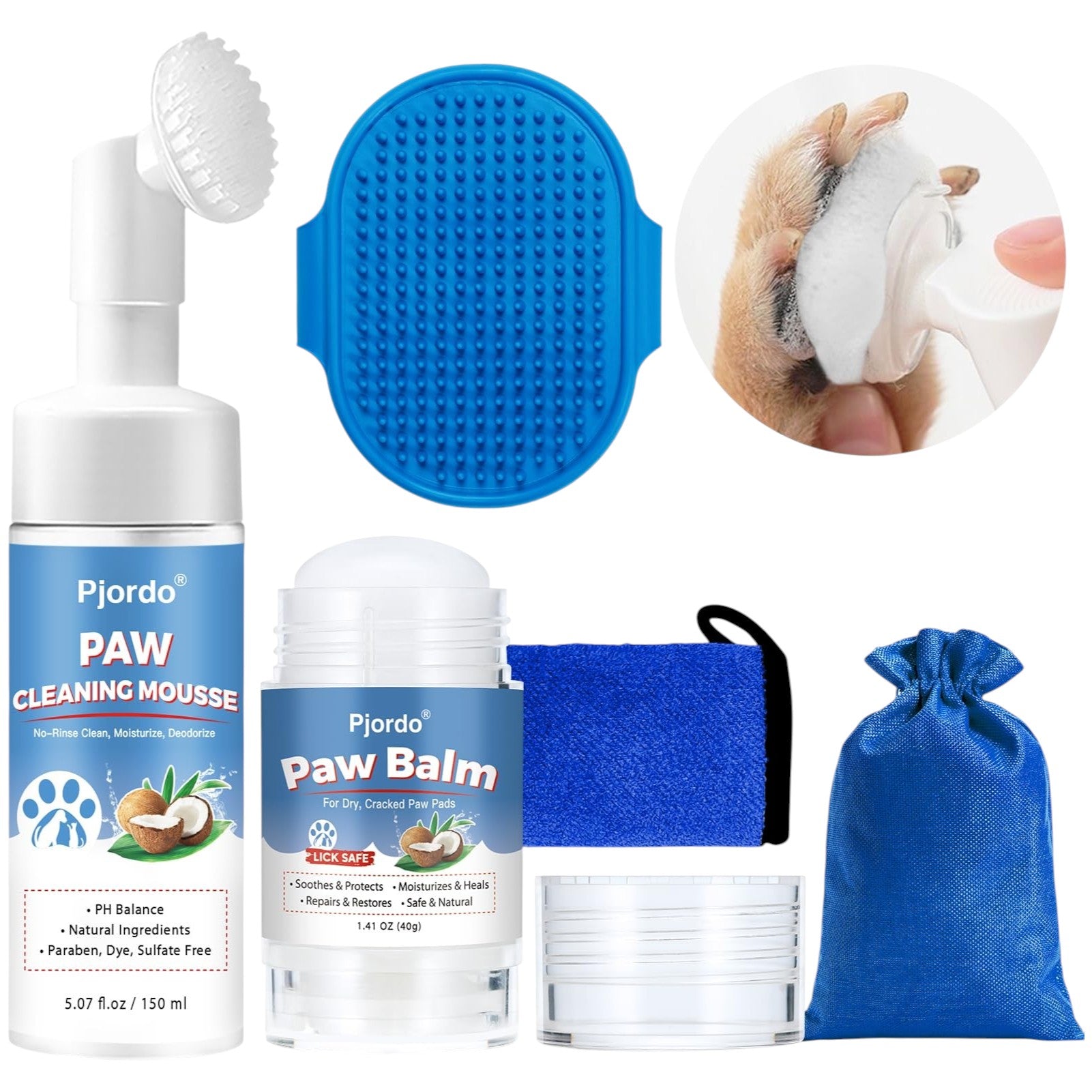 Aero-Paw™ | No-Rinse Paw Cleaner & Balm Kit
